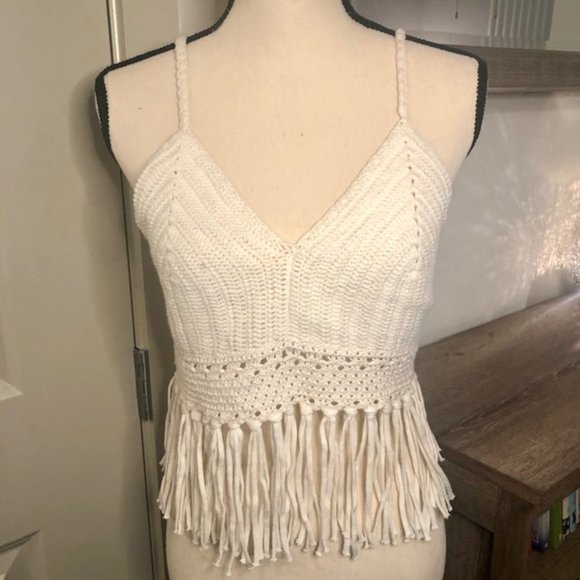 Victoria's Secret Other - Victoria's Secret Crochet Cover-Up in Cream, M